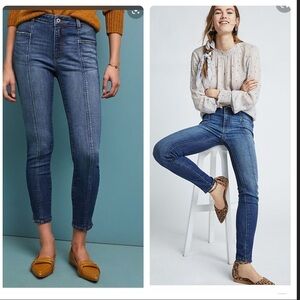 Anthropologie Pilcro high rise denim leggings